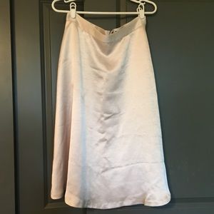 Ann Taylor satin skirt